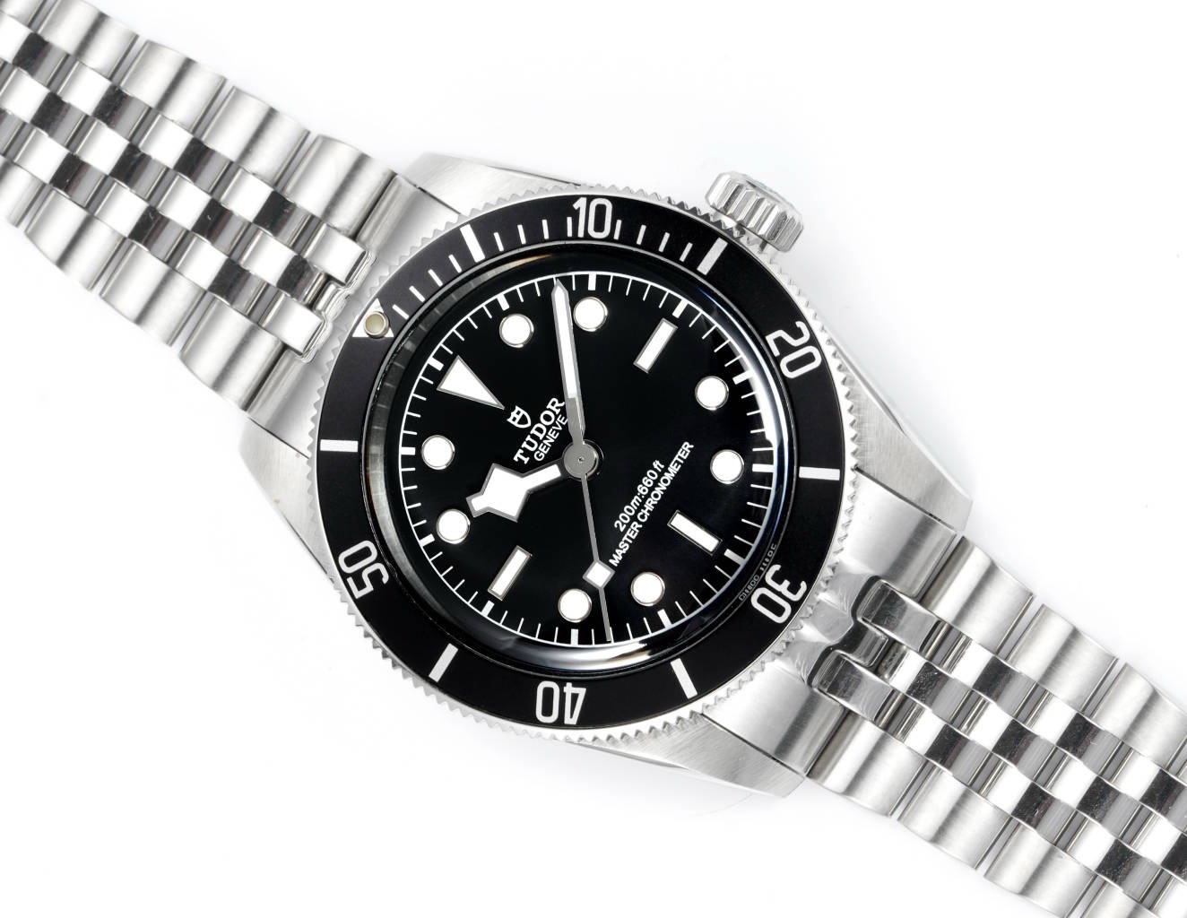 Tudor Black Bay GMT Automatic Diver Watch 41mm, Domed Sapphire Crystal, Rivet Stainless Steel Bracelet, Multiple Ceramic Bezel Color Options