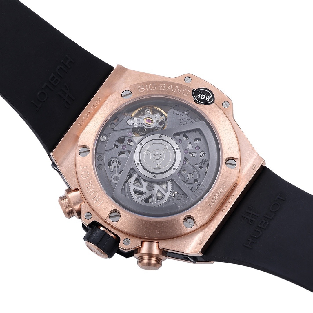 Hublot Big Bang Automatic Chronograph Watch 42mm Titanium Rubber Strap