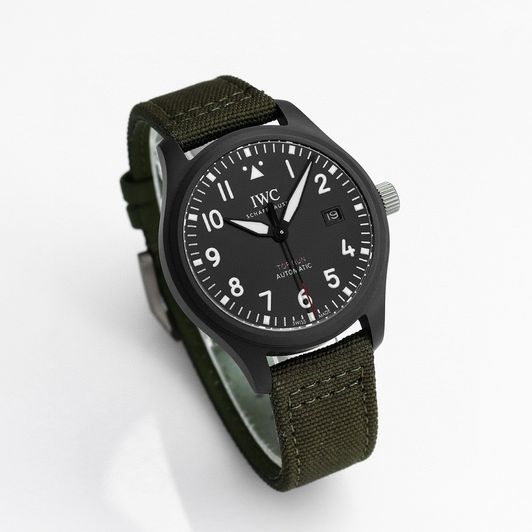 IWC Pilot’s Watch Automatic 41 Black Aces | XR Factory Full Ceramic Luminous Dial Watch