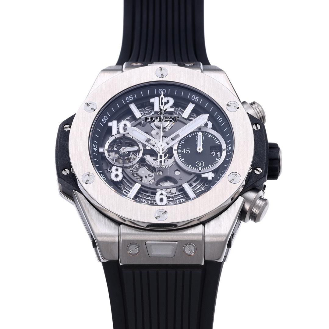 Hublot Big Bang Automatic Chronograph Watch 42mm Titanium Rubber Strap