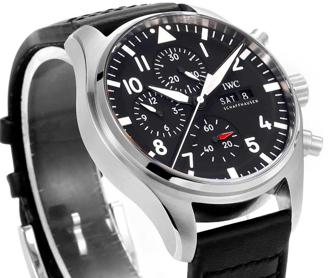 IWC Portuguese Chronograph Watch, New Men's Wristwatch for Business & Daily Wear