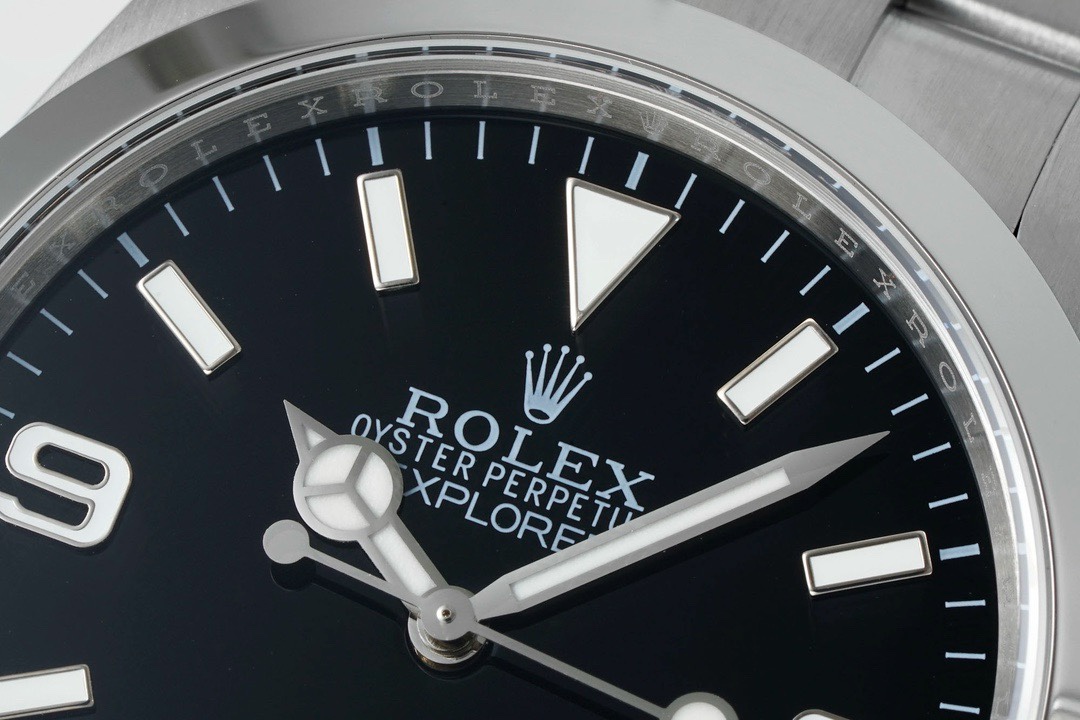 Rolex Explorer 214270 40mm Black Dial Blue Lume – EWE 3230 Movement