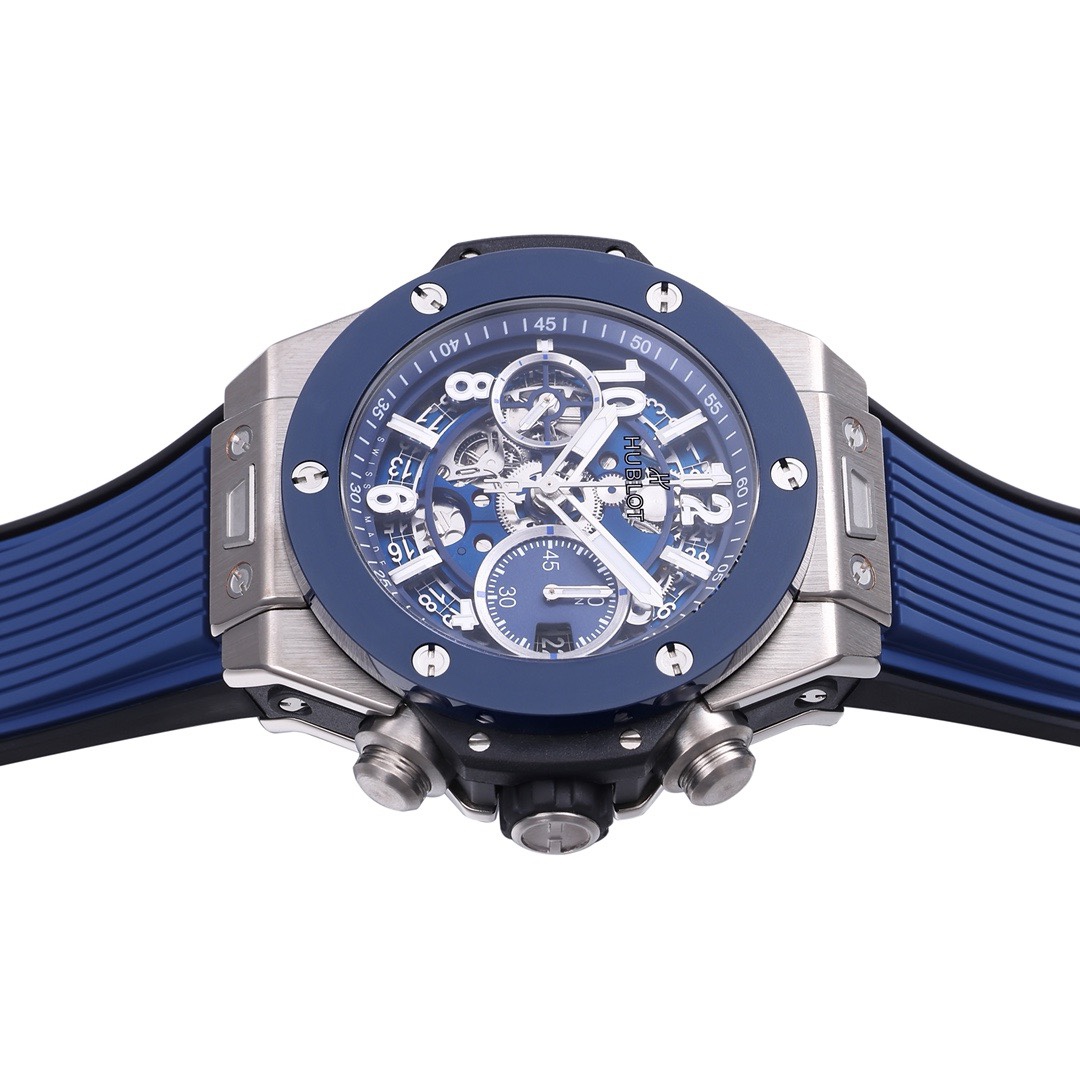 Hublot Big Bang Automatic Chronograph Watch 42mm Titanium Rubber Strap