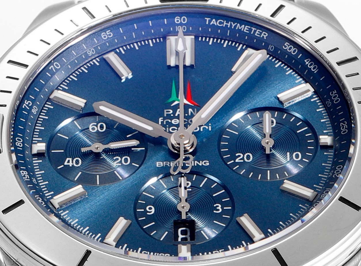Breitling Chronomat Automatic Watch | BLS New Release 42mm Tricolor Arrows Pilot Watch