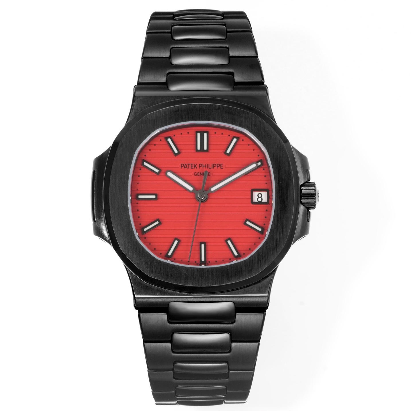 Patek Philippe Nautilus 5711 Black Warrior Limited Color Dial Watch, GR Factory, 40mm, Custom Modified 324 Movement