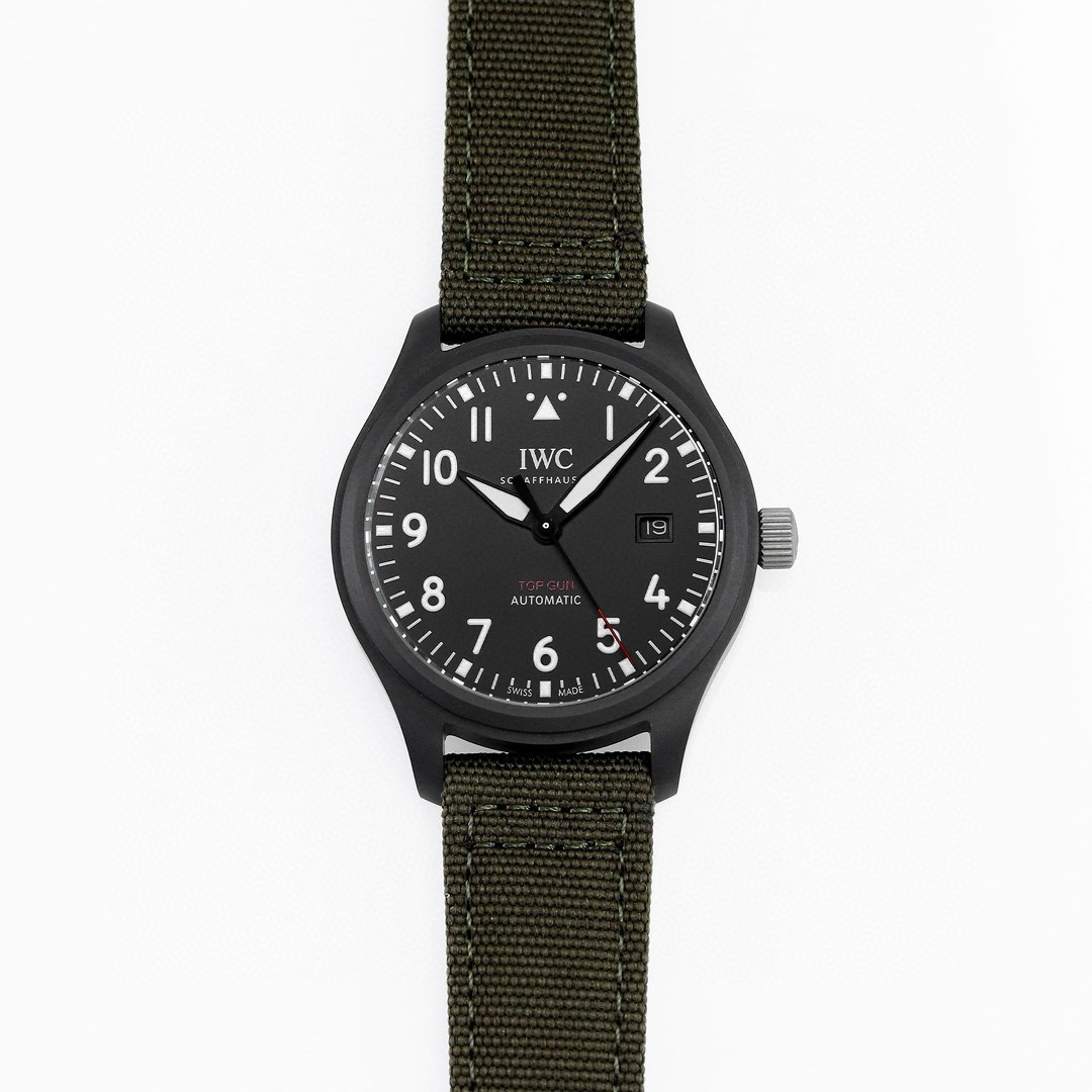 IWC Pilot’s Watch Automatic 41 Black Aces | XR Factory Full Ceramic Luminous Dial Watch
