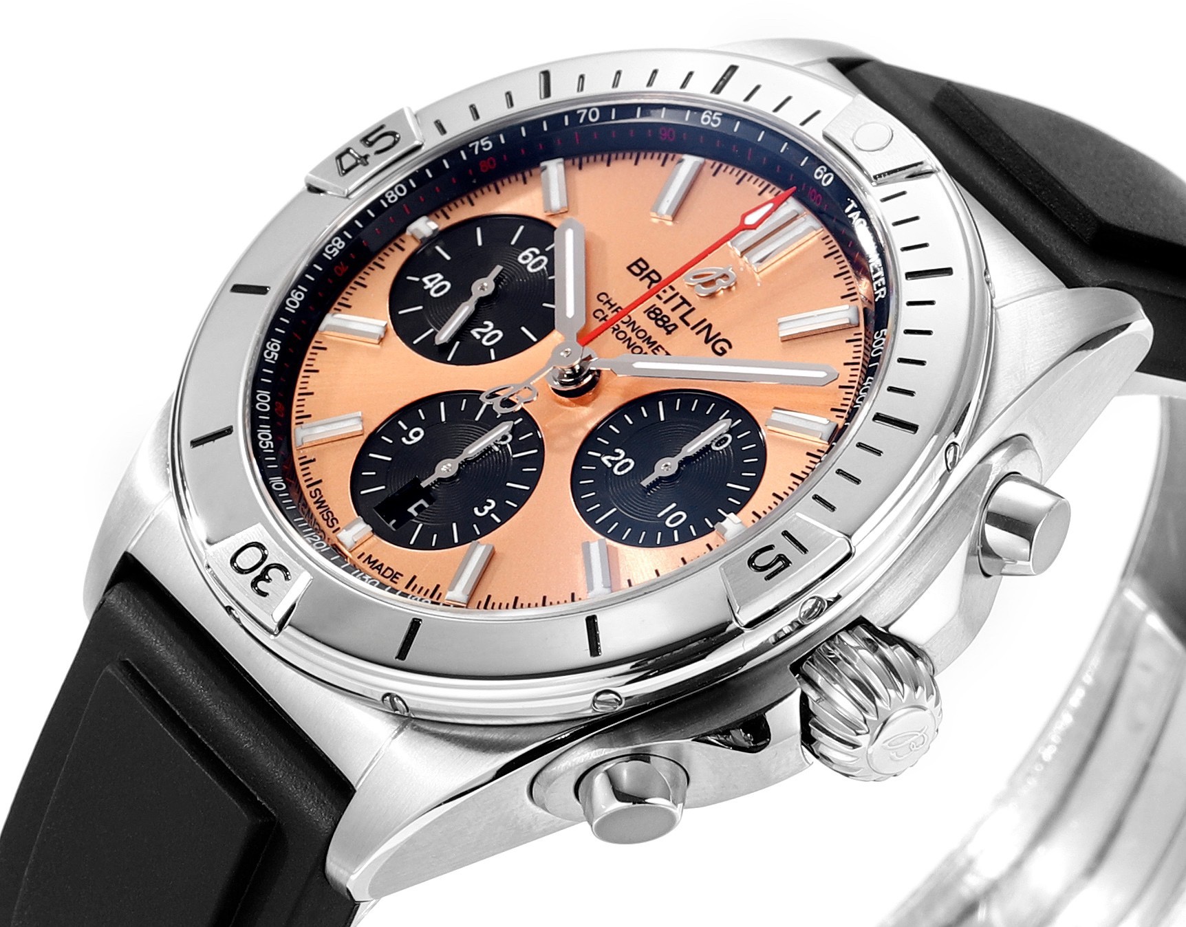 Breitling Chronomat Automatic Watch | BLS New Release 42mm Tricolor Arrows Pilot Watch