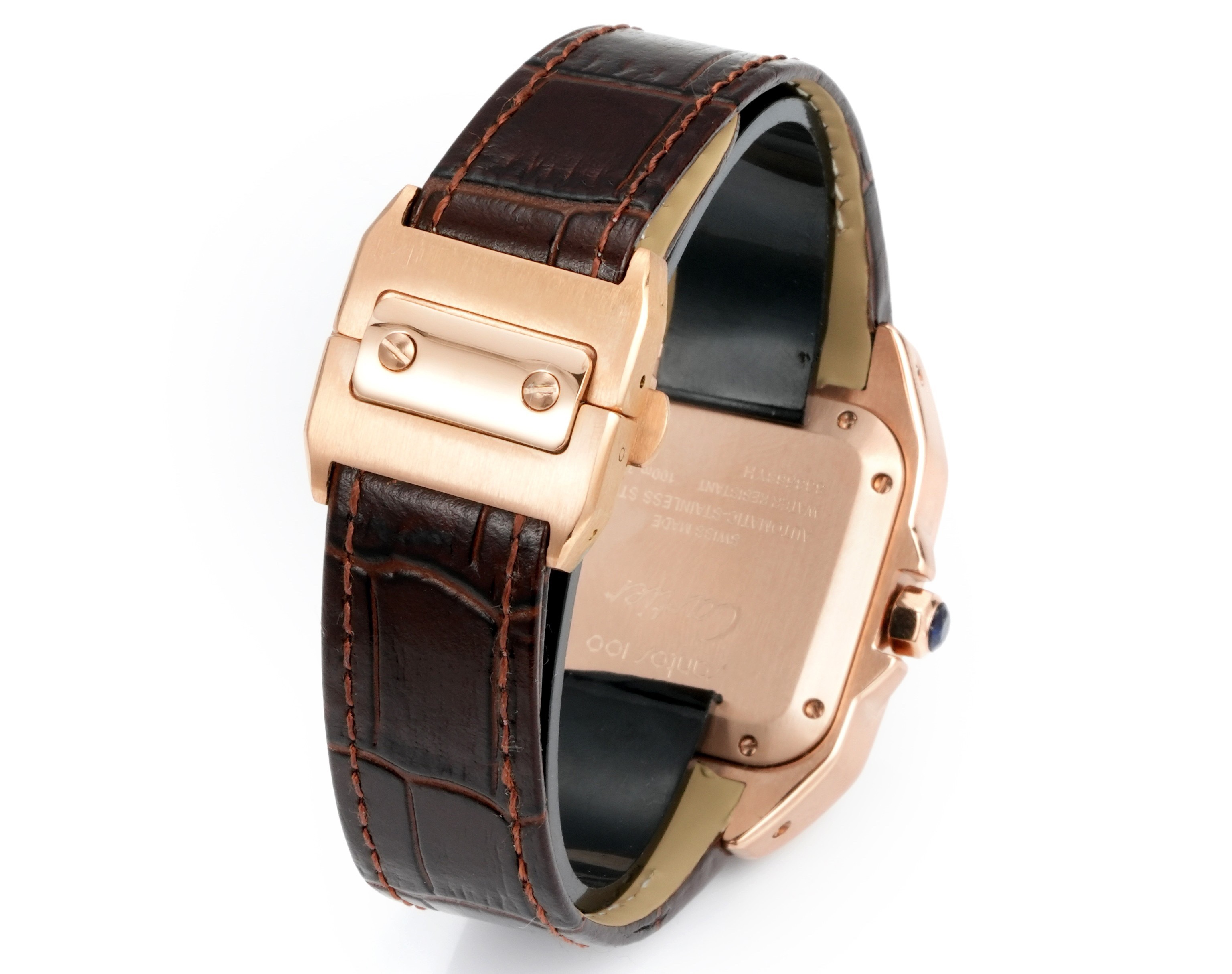 Cartier Santos 100th Anniversary Ladies Automatic Watch, 35.6mm