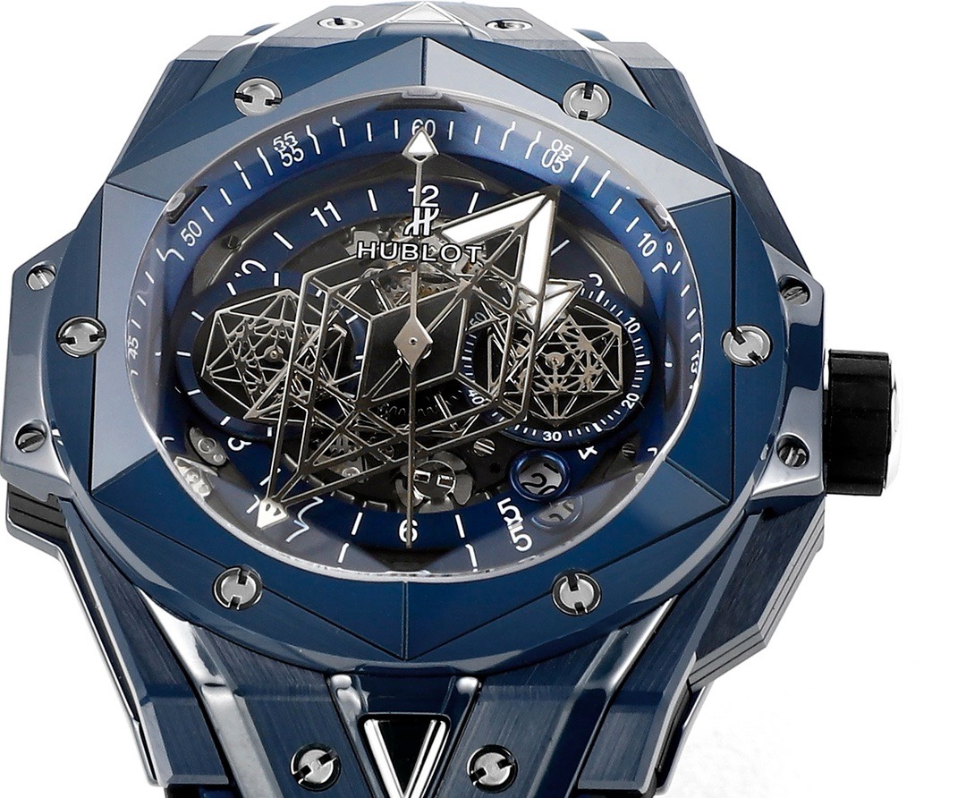 Hublot Big Bang Sang Bleu II Watch | Colored Ceramic Case, Modified HUB1240 Movement