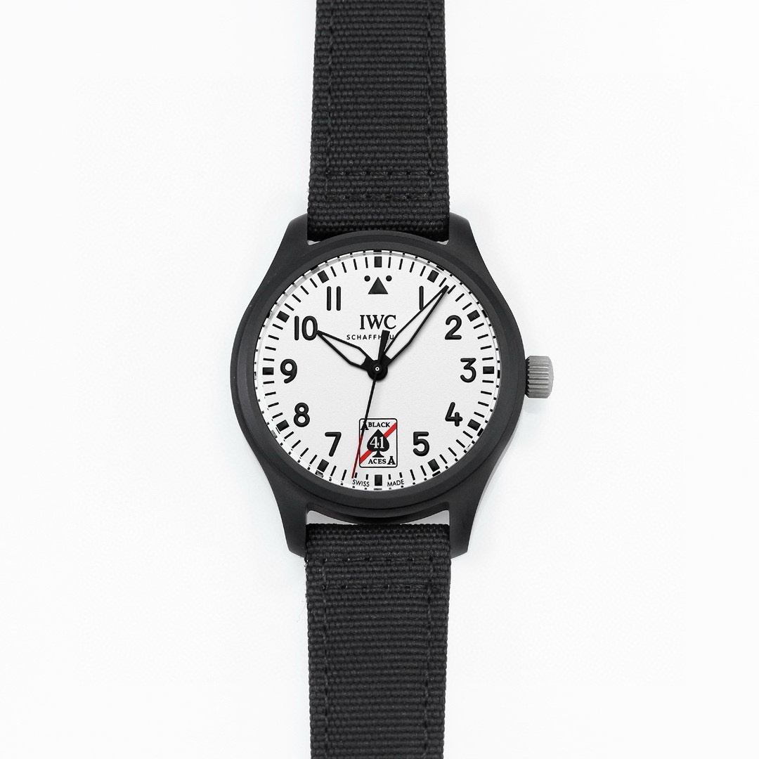 IWC Pilot’s Watch Automatic 41 Black Aces | XR Factory Full Ceramic Luminous Dial Watch