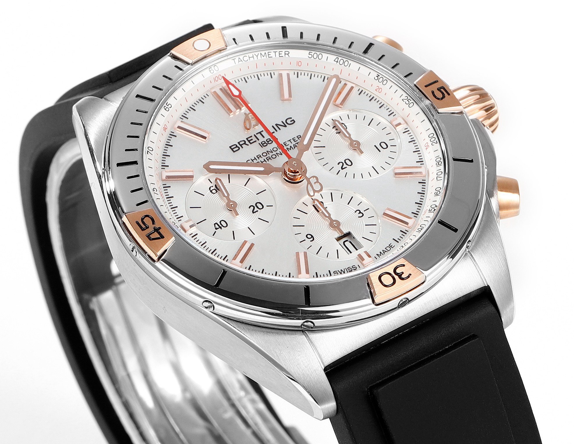 Breitling Chronomat Automatic Watch | BLS New Release 42mm Tricolor Arrows Pilot Watch
