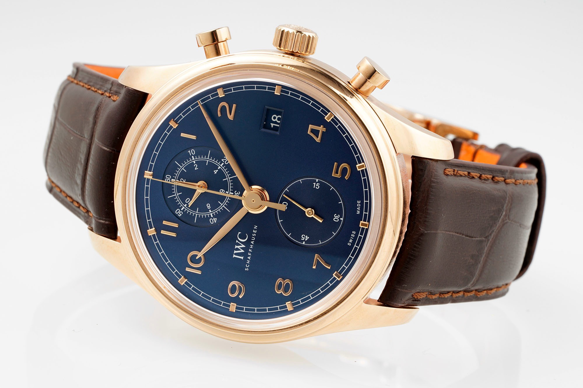 IWC Da Vinci Chronograph Watch 42mm | Modified Cal.89361 Integrated Movement Full Working Functions
