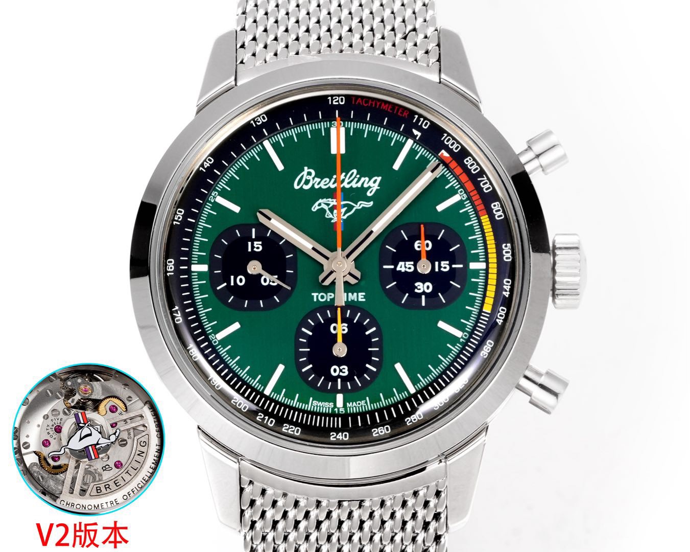 Breitling Top Time 41mm B01 Movement Racing Watch