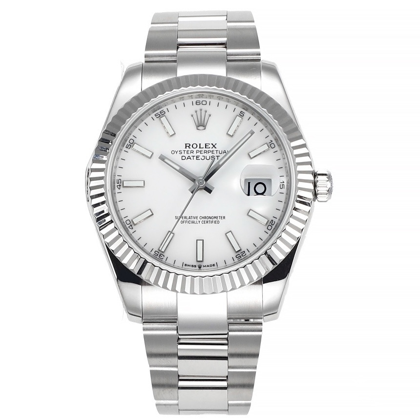 Rolex Datejust 41mm Automatic Watch 3235 Movement 72‑Hour Power Reserve Fluted Bezel