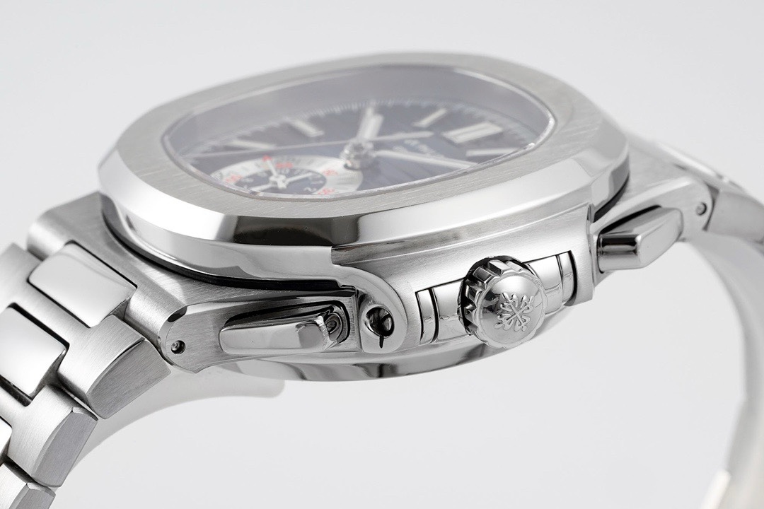 Patek Philippe Nautilus 5980 Chronograph Watch, 40.5mm, Real Working Small Second & Chronograph Functions