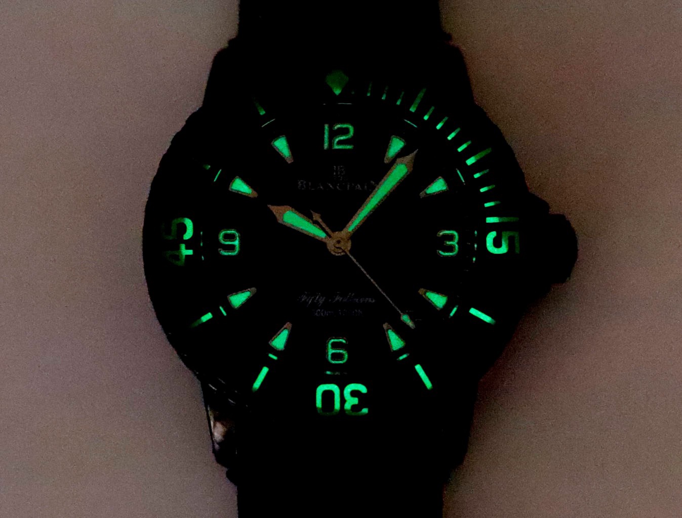 Blancpain Fifty Fathoms 45mm Automatic Diver Watch | Canvas Strap
