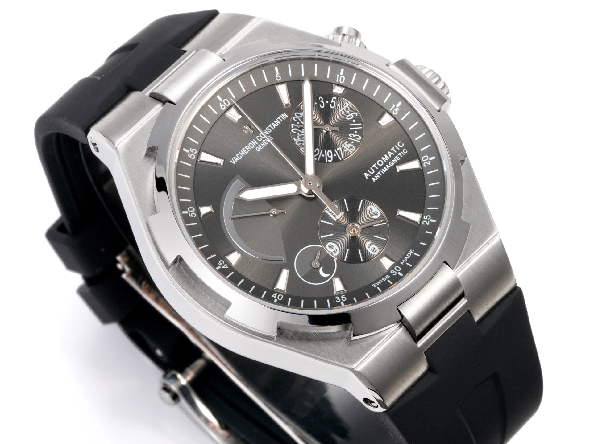 Vacheron Constantin Overseas RW4 Multifunctional Mechanical Watch, 42mm Stainless Steel Casual Business Gentleman Wristwatch