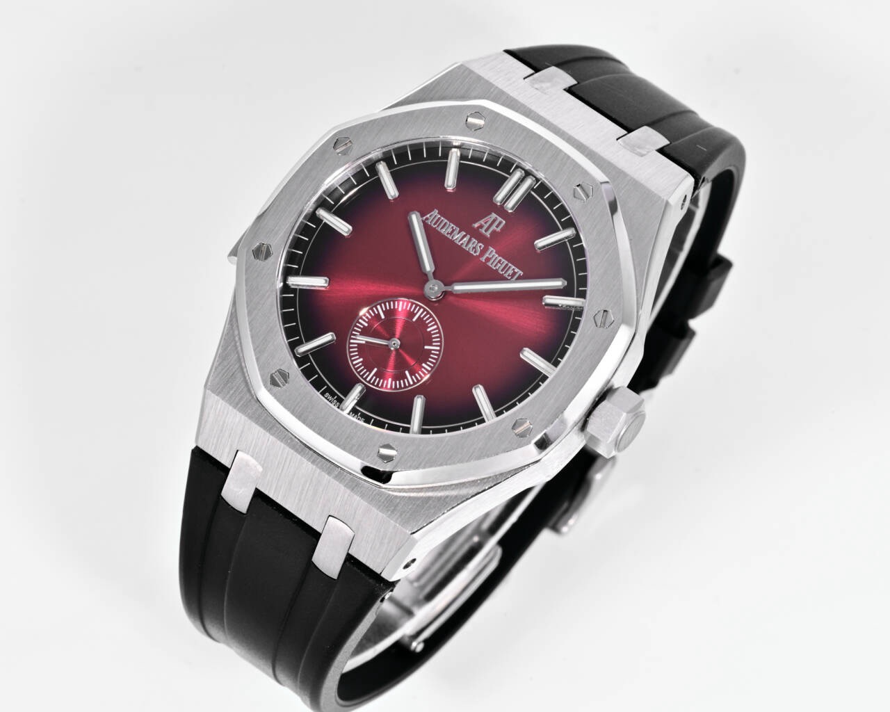 Audemars Piguet Royal Oak 42mm Men Automatic Watch, Rubber Strap, Multi Dials