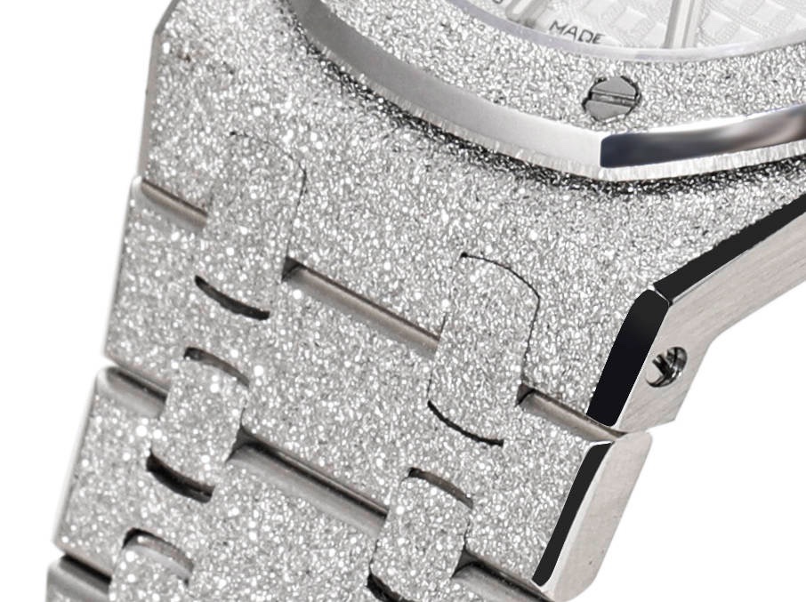Audemars Piguet Royal Oak 33mm Frosted Gold Quartz Ladies Watch