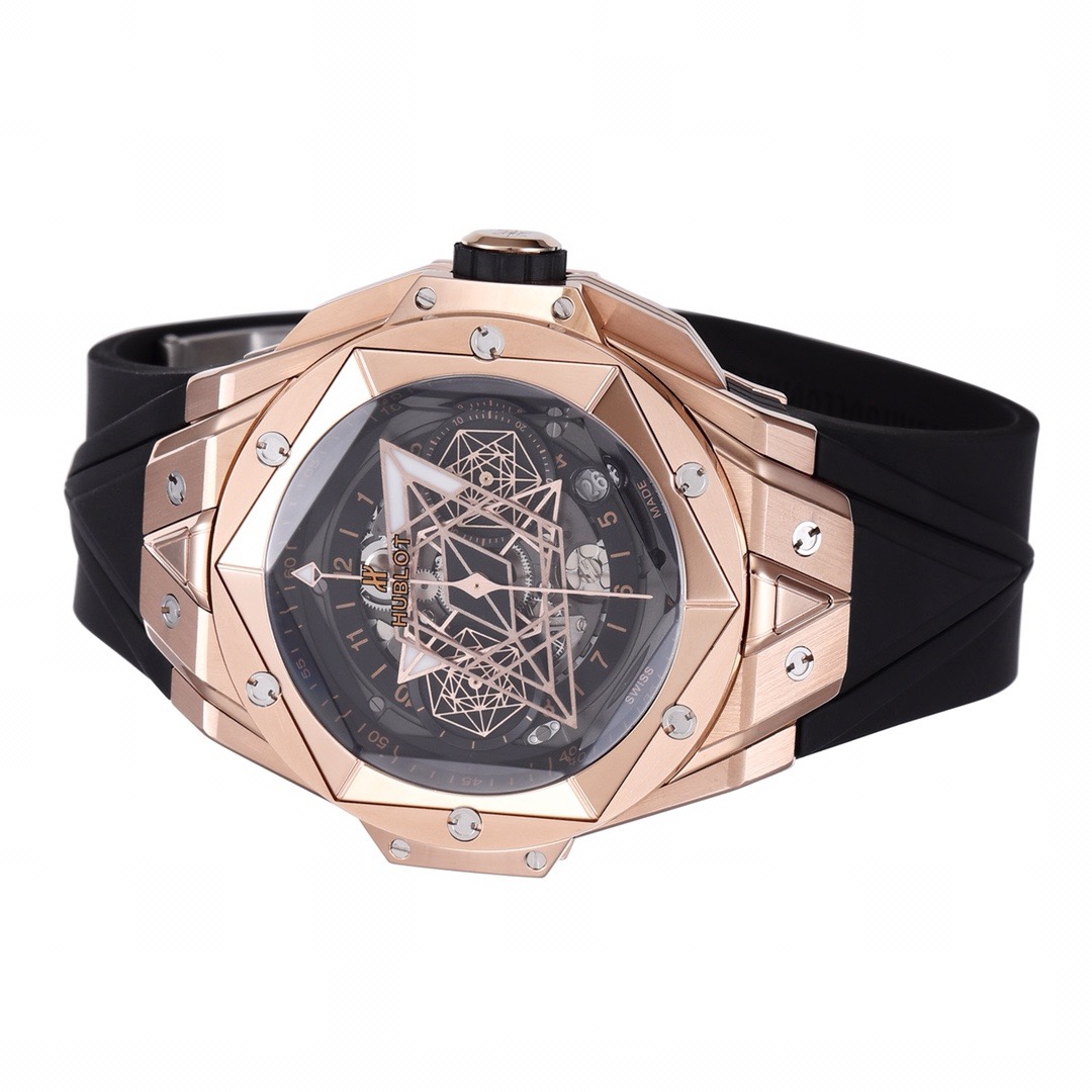 HUBLOT Big Bang Sang Bleu II Watch | BBF Super Clone Titanium Automatic Chronograph Wristwatch