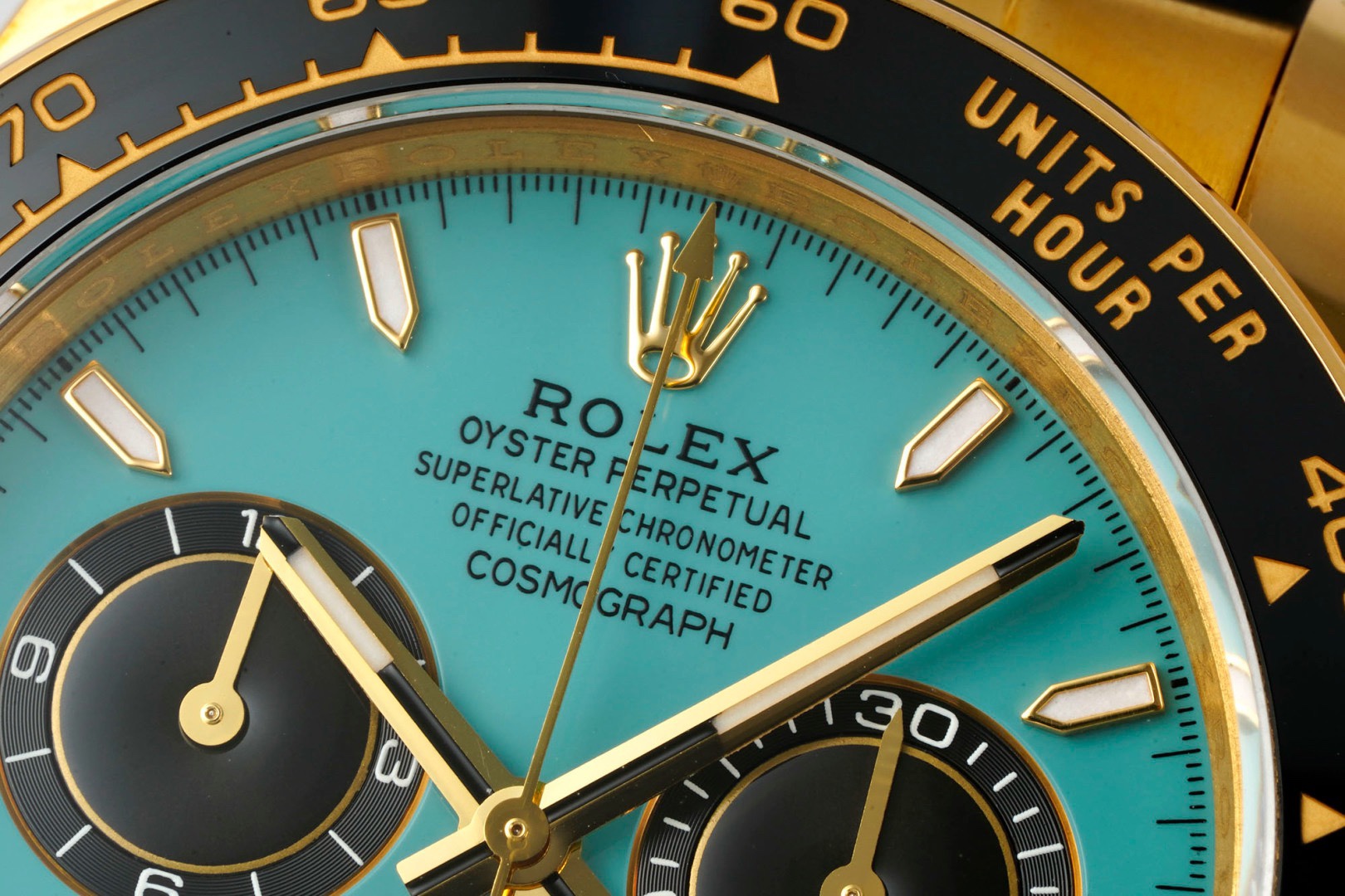 Rolex Cosmograph Daytona 40mm Rubber Strap Weighted 18K Gold‑Plated Cal.4131 Chronograph Movement