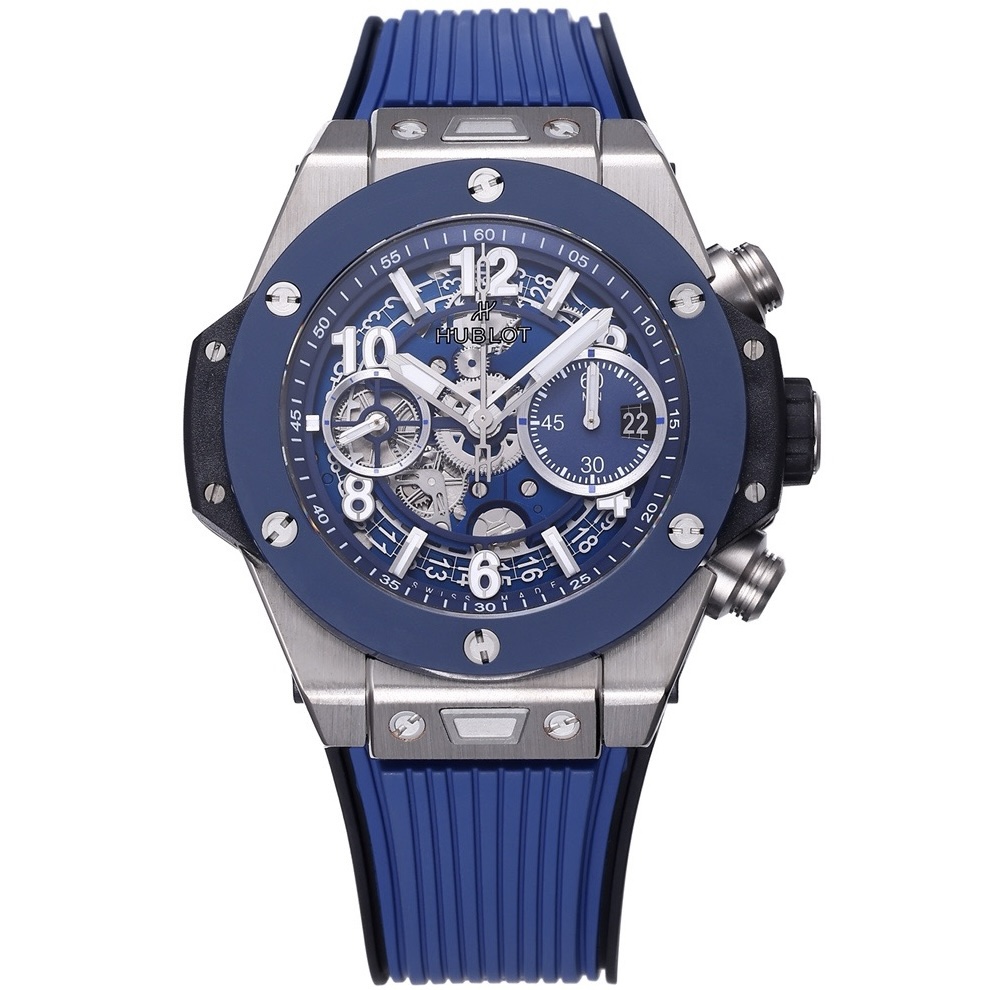 Hublot Big Bang Automatic Chronograph Watch 42mm Titanium Rubber Strap
