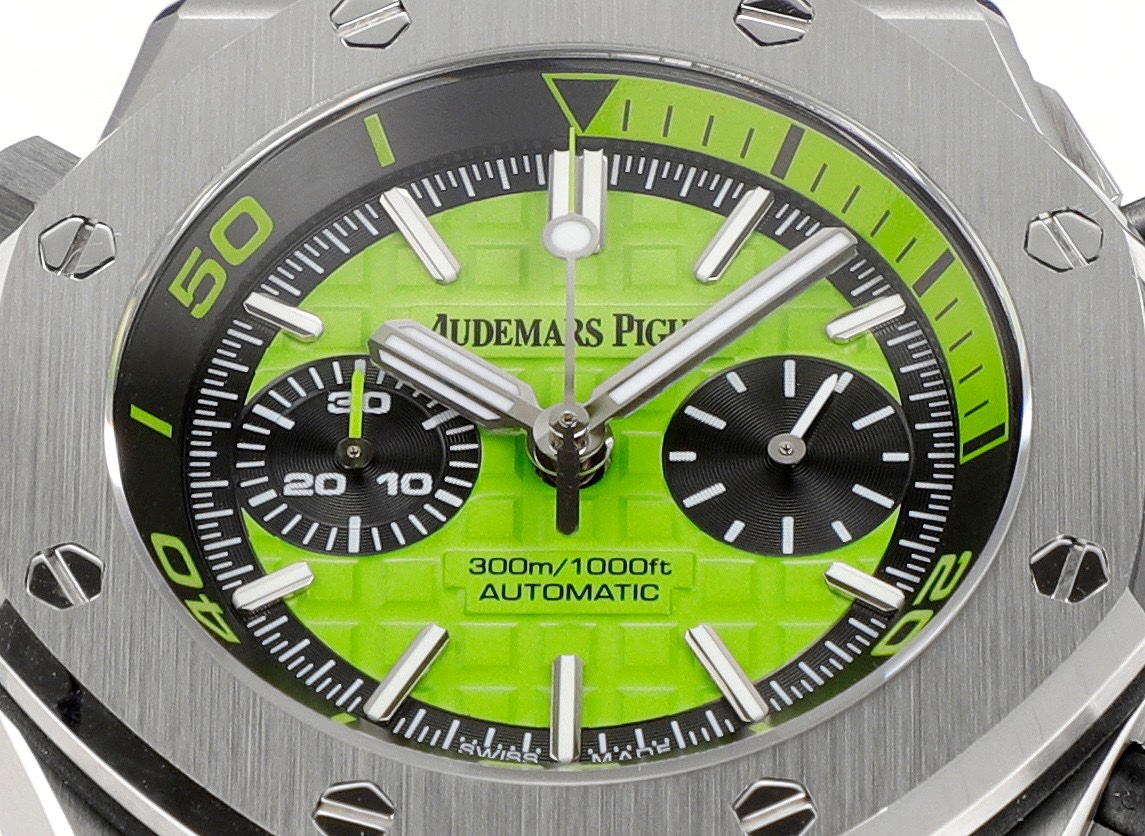 Audemars Piguet Royal Oak Offshore Chronograph 42mm | Cal.3124 Automatic Watch Rubber Strap