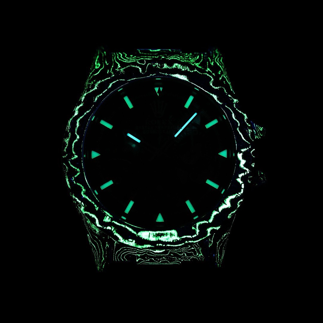 Rolex Diw Carbon Skeleton Chronograph