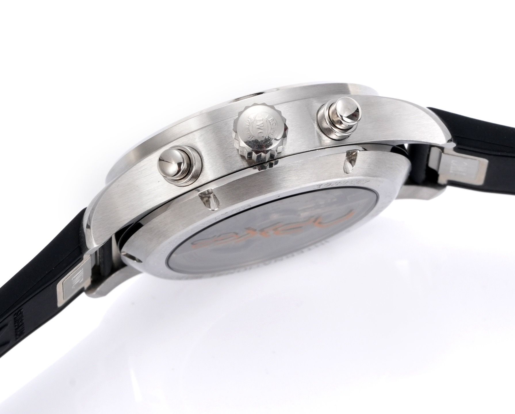 IWC Pilots Series IW388110 Men Watch AP5 Upgrade Fluororubber Strap 46H Power Reserve