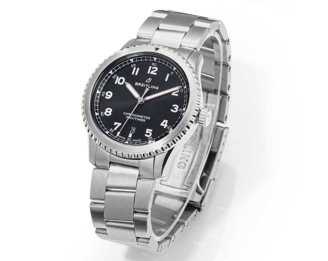 BREITLING Navitimer Pilot Watch 41mm, BLS Factory 2824 Automatic Movement Steel Bracelet