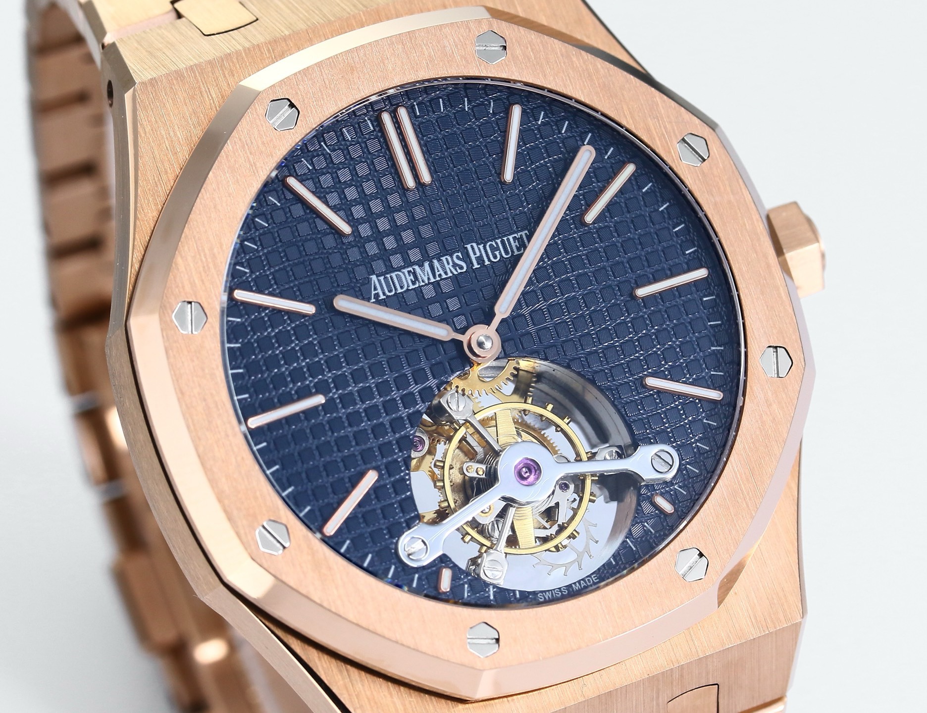 Audemars Piguet Royal Oak Tourbillon 41mm Evolutive Tapisserie Dial Automatic Watch