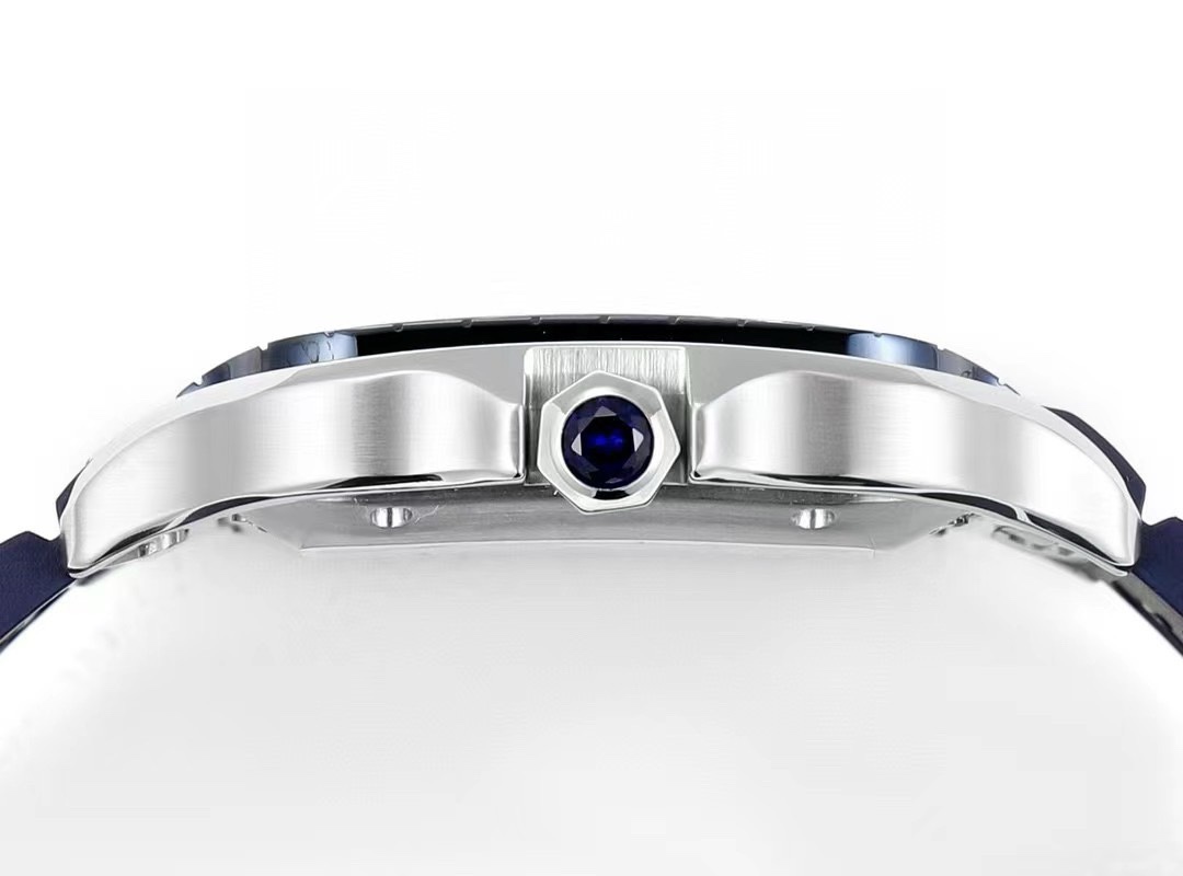 Cartier Santos Rubber Strap | THB Factory 39.8mm Automatic Watch