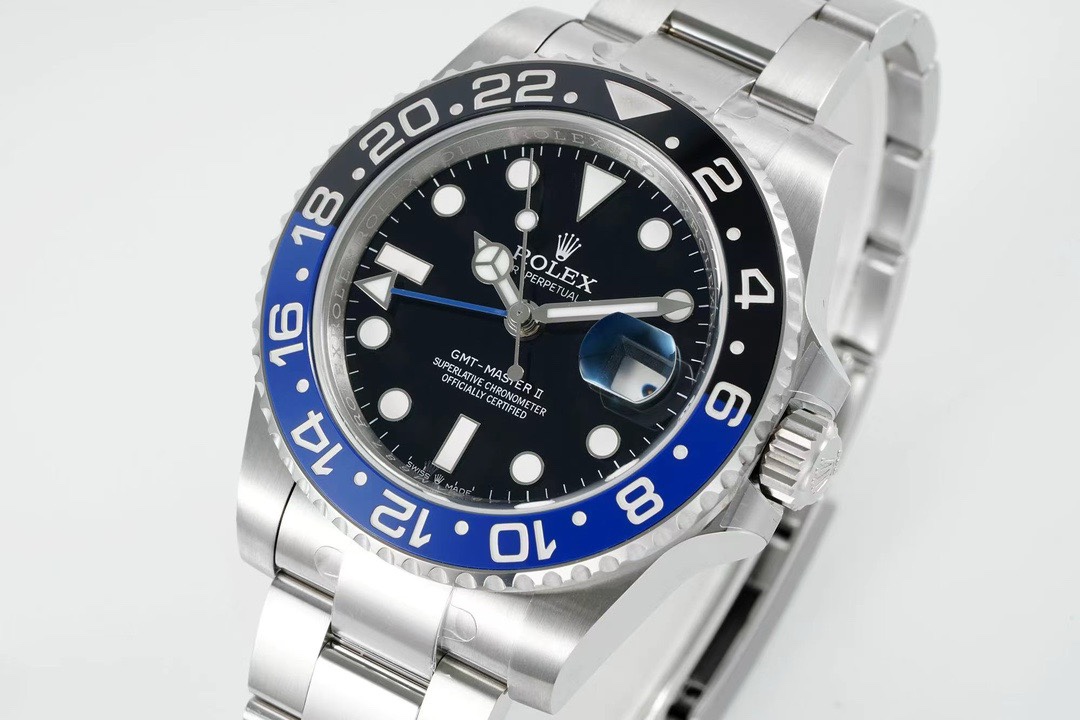 Rolex GMT Travel Watch 904L Steel Cal.3285 Movement