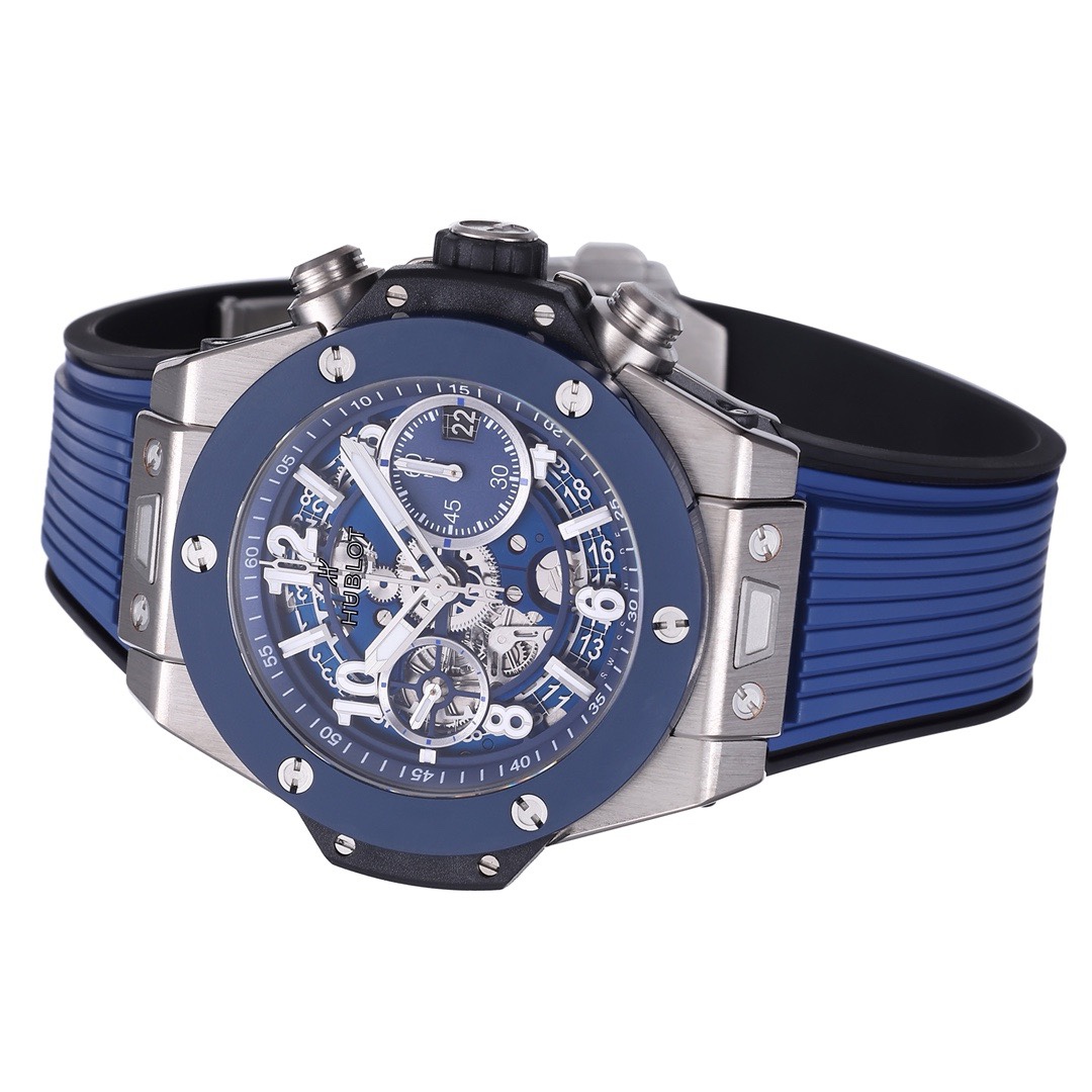 Hublot Big Bang Automatic Chronograph Watch 42mm Titanium Rubber Strap