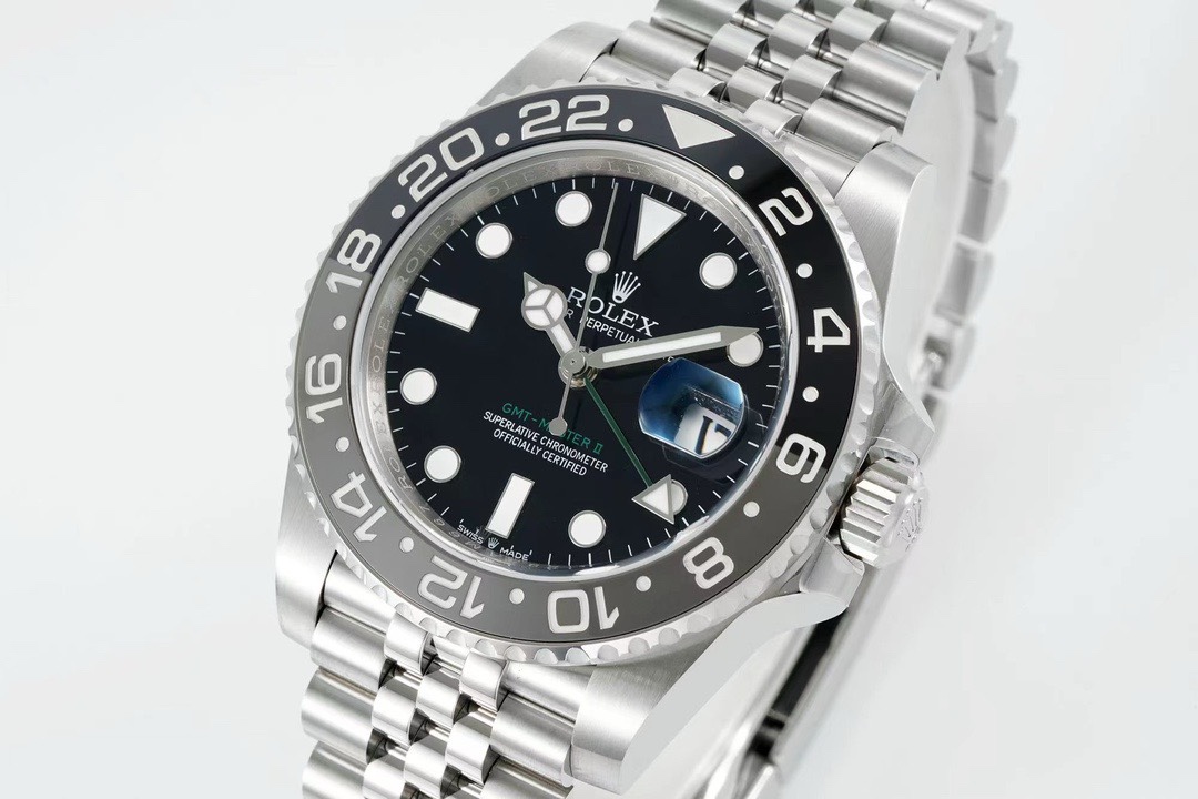 Rolex GMT Travel Watch 904L Steel Cal.3285 Movement