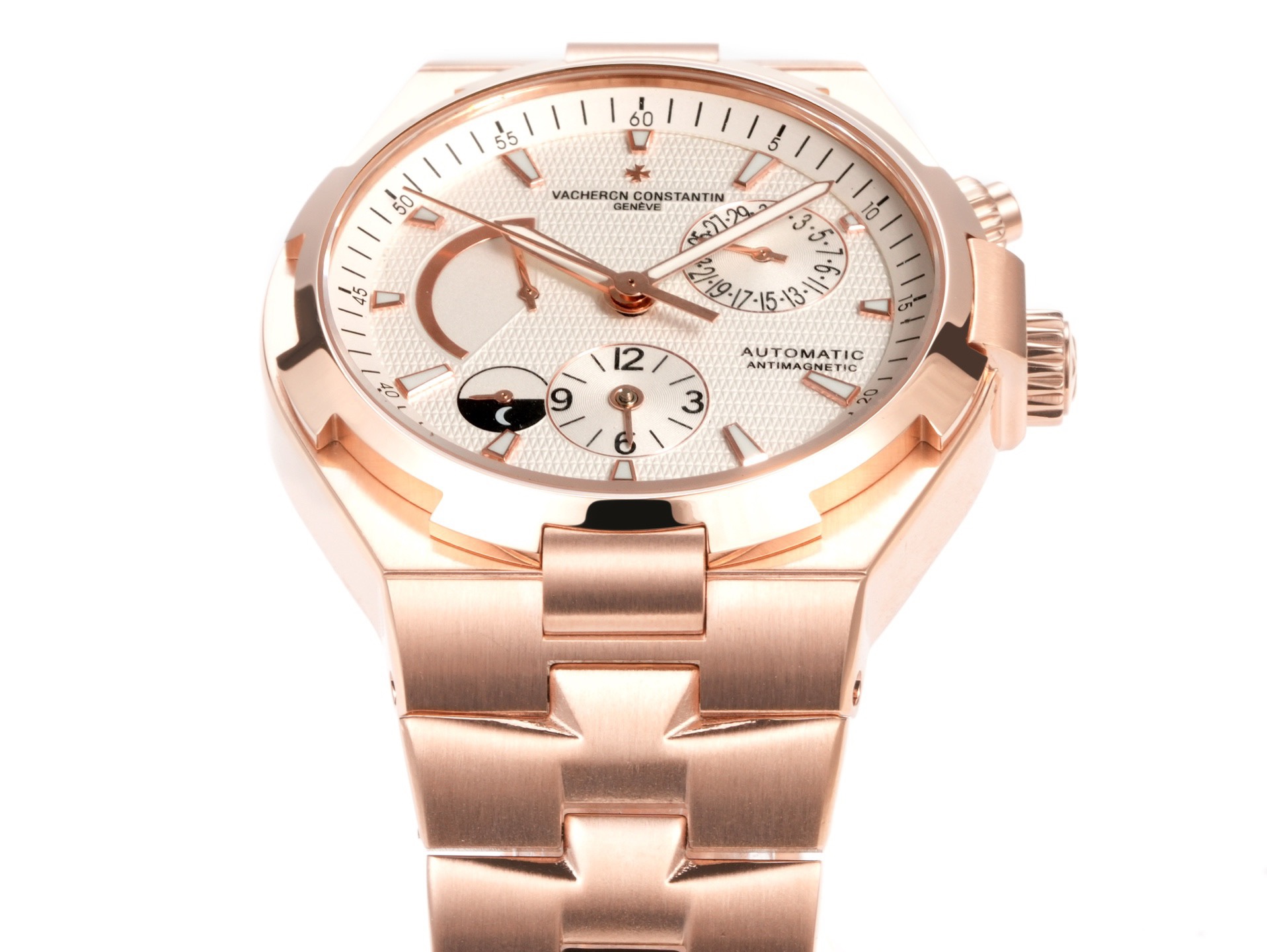 Vacheron Constantin Overseas RW4 Multifunctional Mechanical Watch, 42mm Stainless Steel Casual Business Gentleman Wristwatch