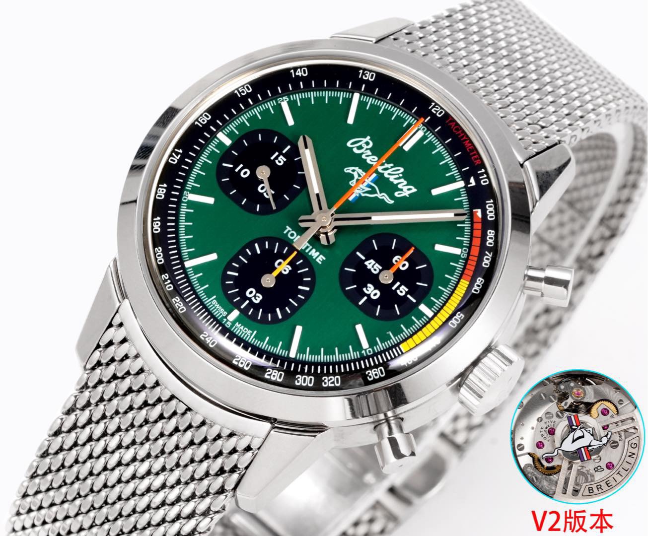 Breitling Top Time 41mm B01 Movement Racing Watch