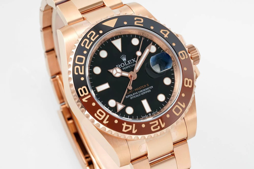 Rolex GMT Travel Watch 904L Steel Cal.3285 Movement