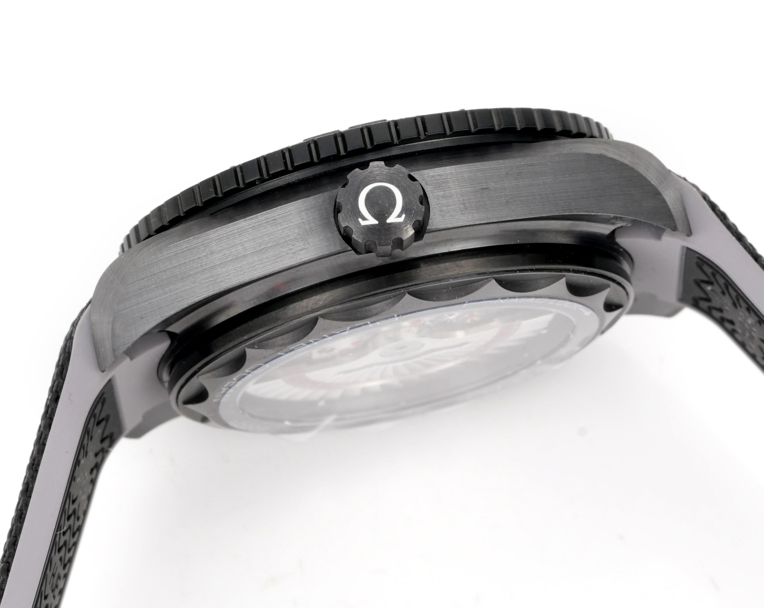 OMEGA Seamaster Planet Ocean 600M Worldtimer Full Black Ceramic Dive Watch