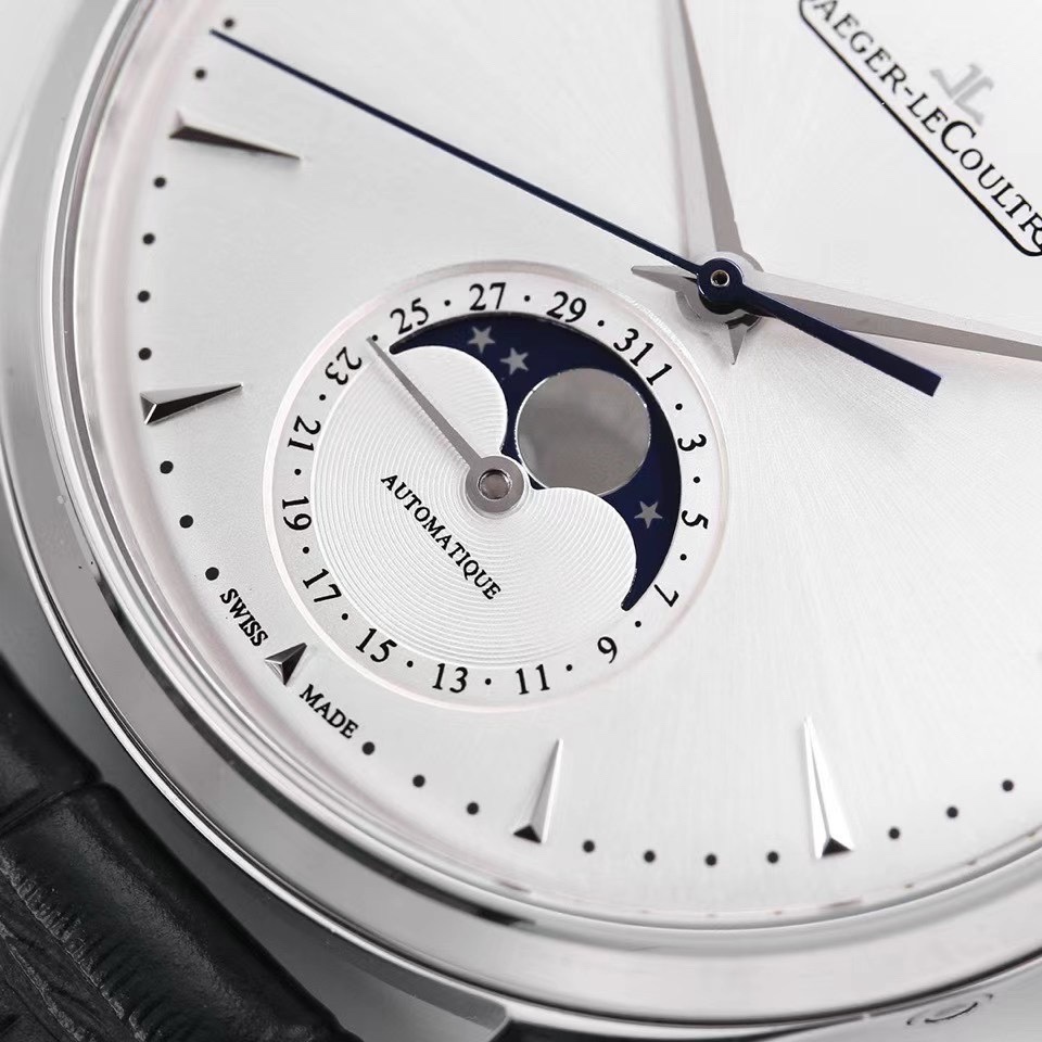 Premium Handcrafted Moon Phase Dress Watch 39mm Automatic Mechanical Timepiece