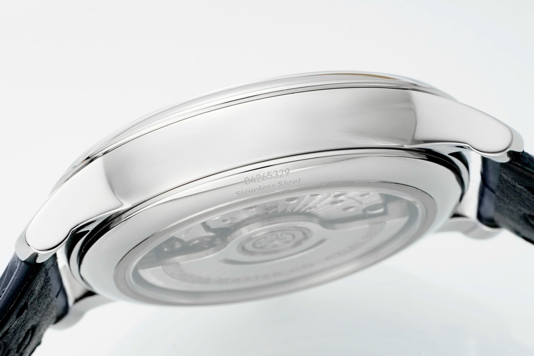 Omega De Ville Power‑Reserve Automatic Mechanical Watch, Genuine Calfskin Leather Strap