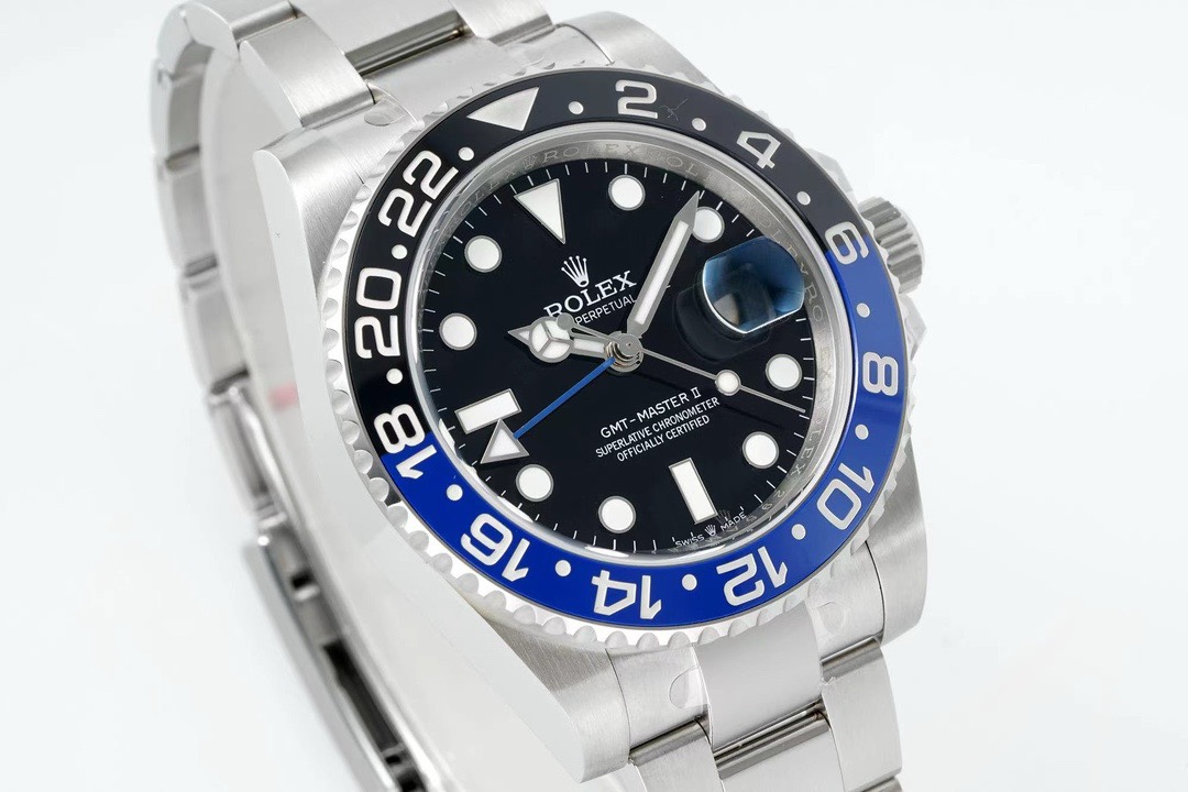 Rolex GMT Travel Watch 904L Steel Cal.3285 Movement