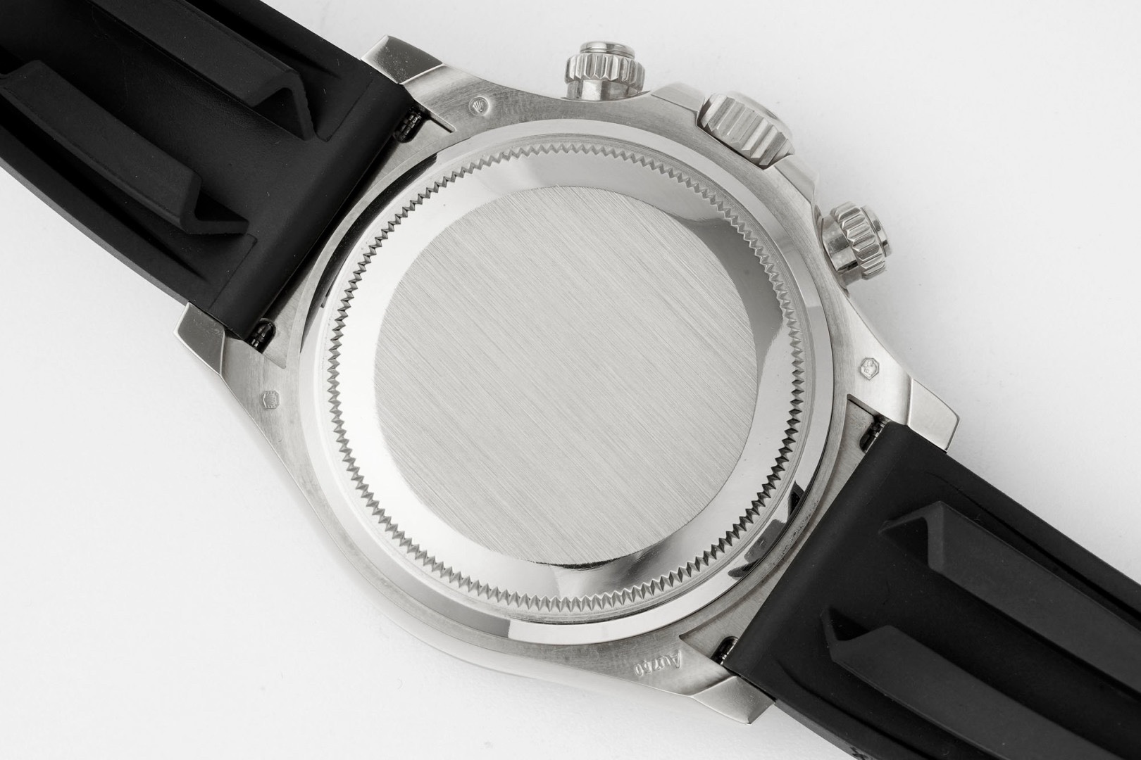 Rolex Cosmograph Daytona 40mm Rubber Strap Weighted 18K Gold‑Plated Cal.4131 Chronograph Movement
