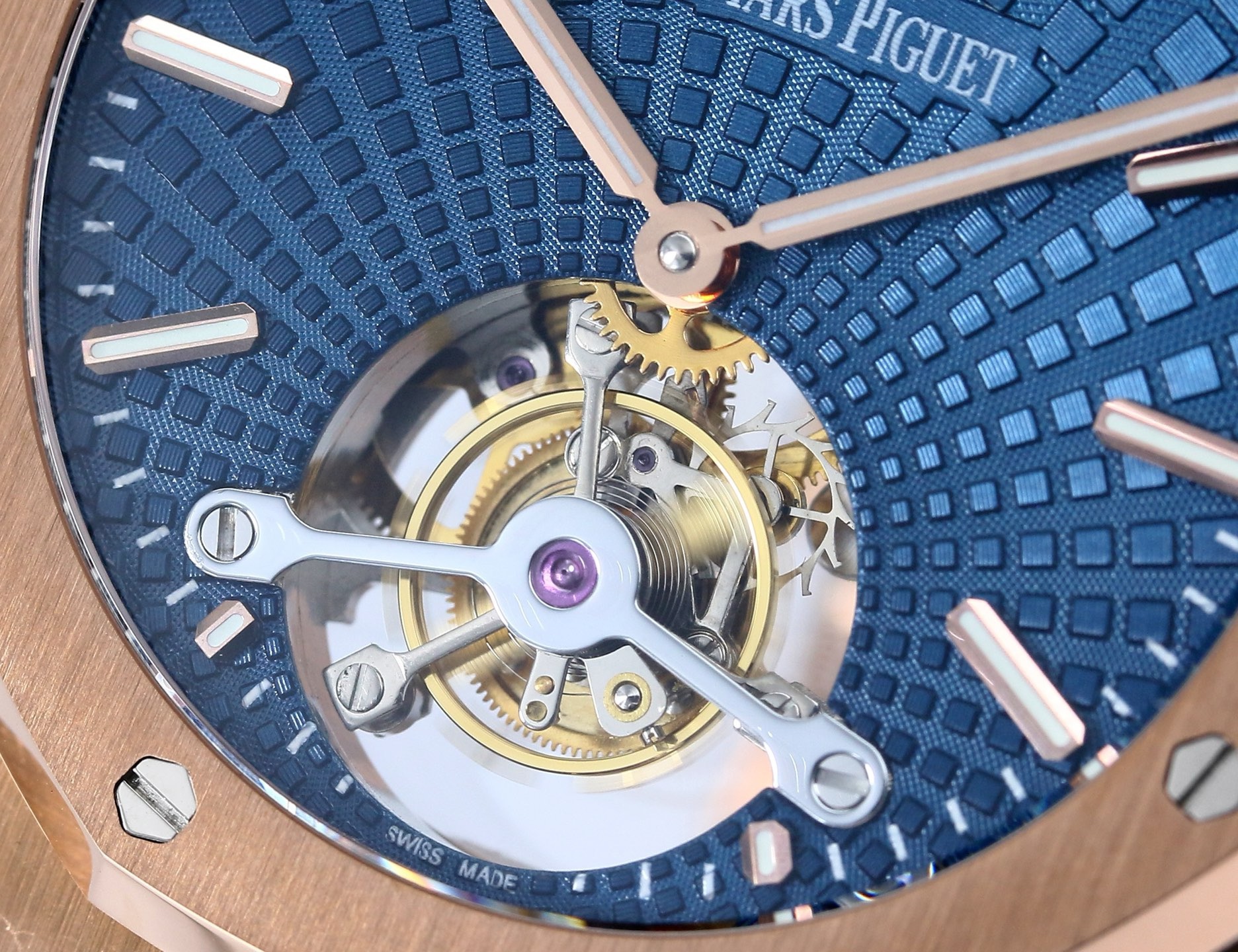 Audemars Piguet Royal Oak Tourbillon 41mm Evolutive Tapisserie Dial Automatic Watch