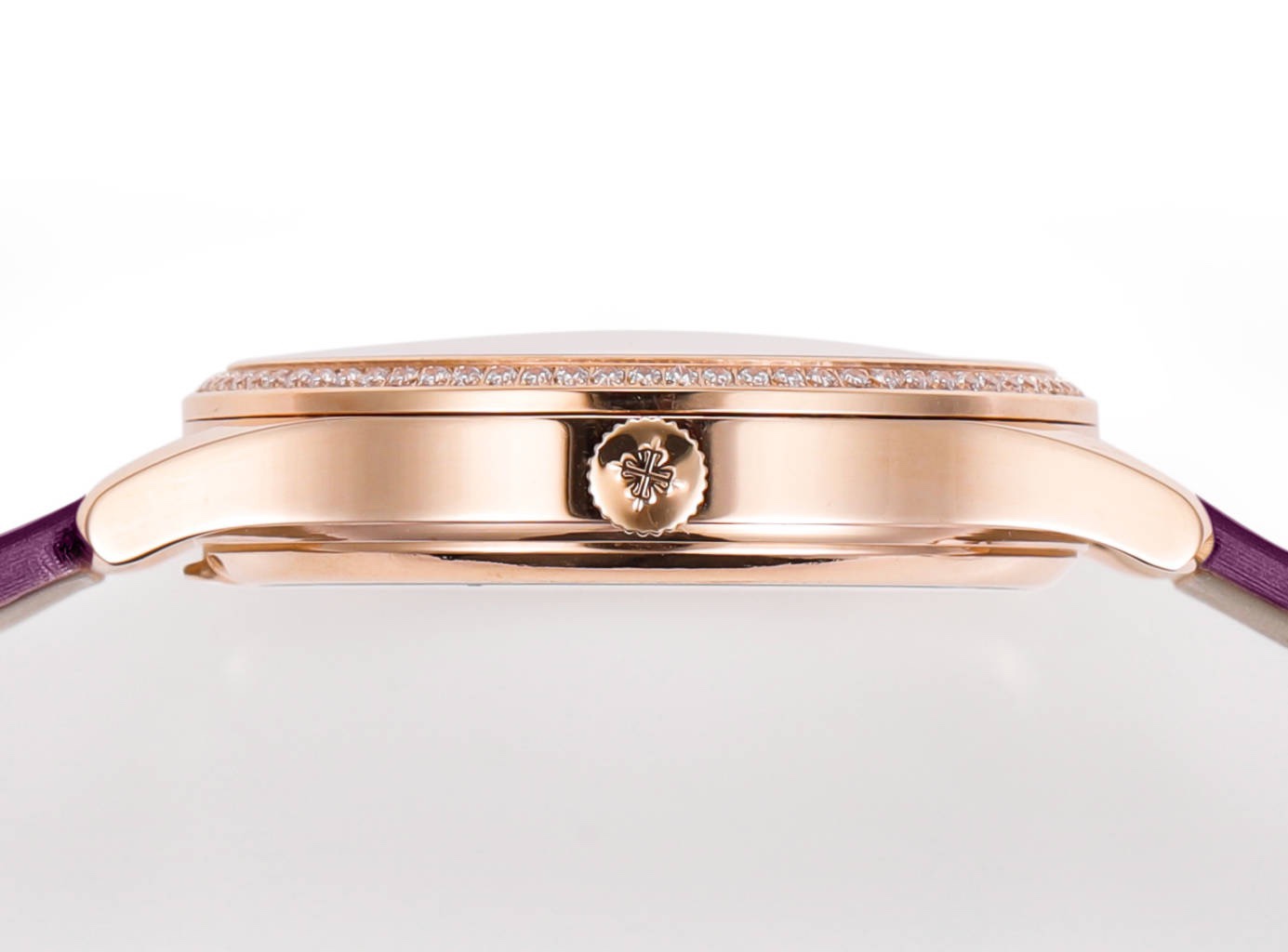 Patek Philippe Calatrava Ladies Watch 35mm | Slim Cal.240 Automatic Guilloché Dial Watch
