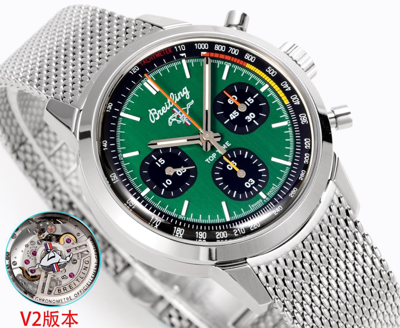 Breitling Top Time 41mm B01 Movement Racing Watch
