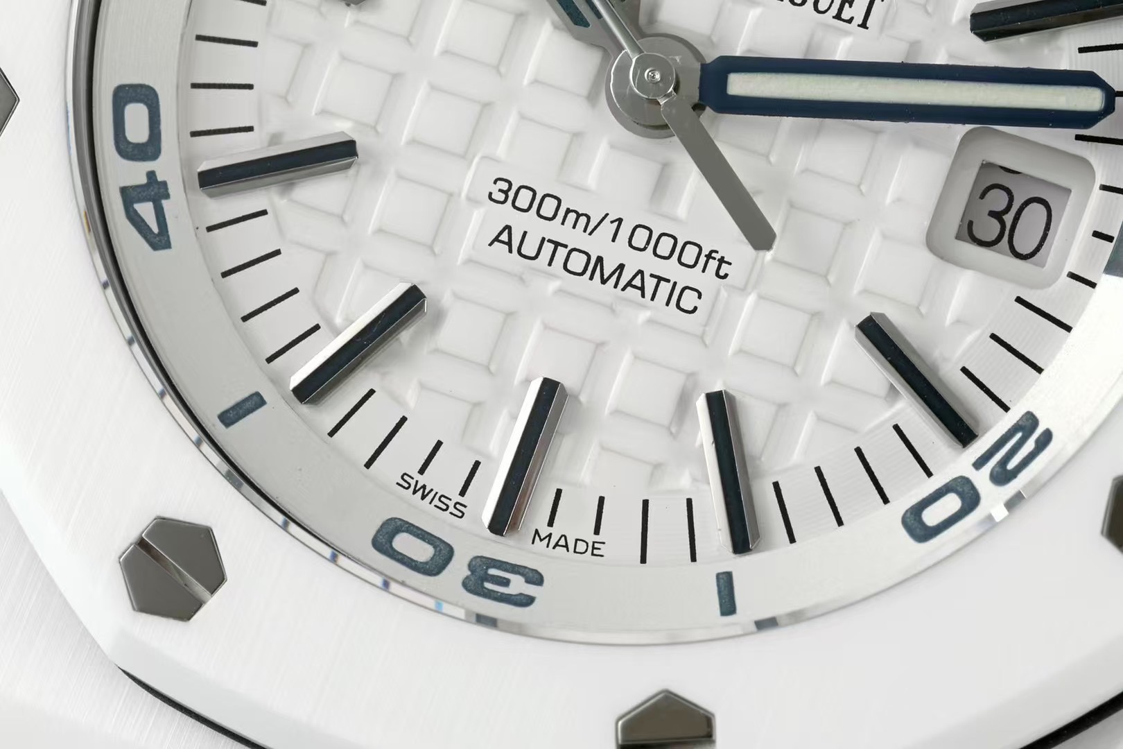 Audemars Piguet Royal Oak Offshore APS‑Factory 15707CE White‑Ceramic Automatic Dive Watch