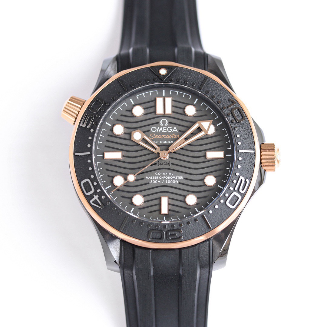 Omega Seamaster 300m Super Clone Watch | 43.5mm Full Black Zirconia Ceramic Case