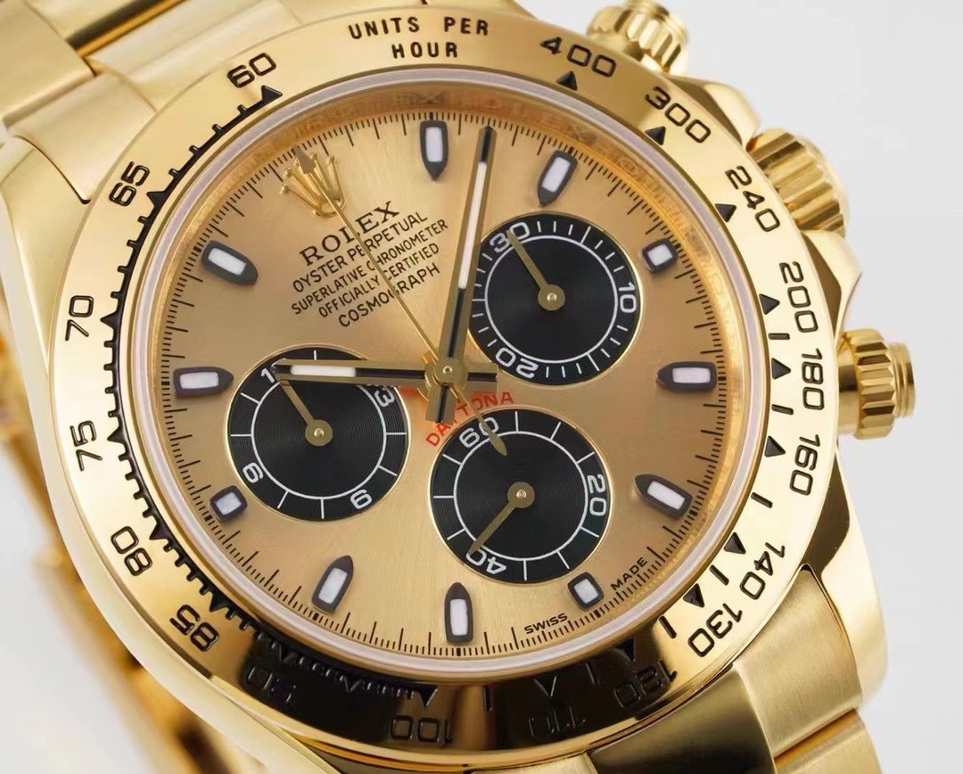 Rolex Cosmograph Daytona Chronograph Watch 40mm 904L Steel Ceramic Bezel Custom 7750 Movement