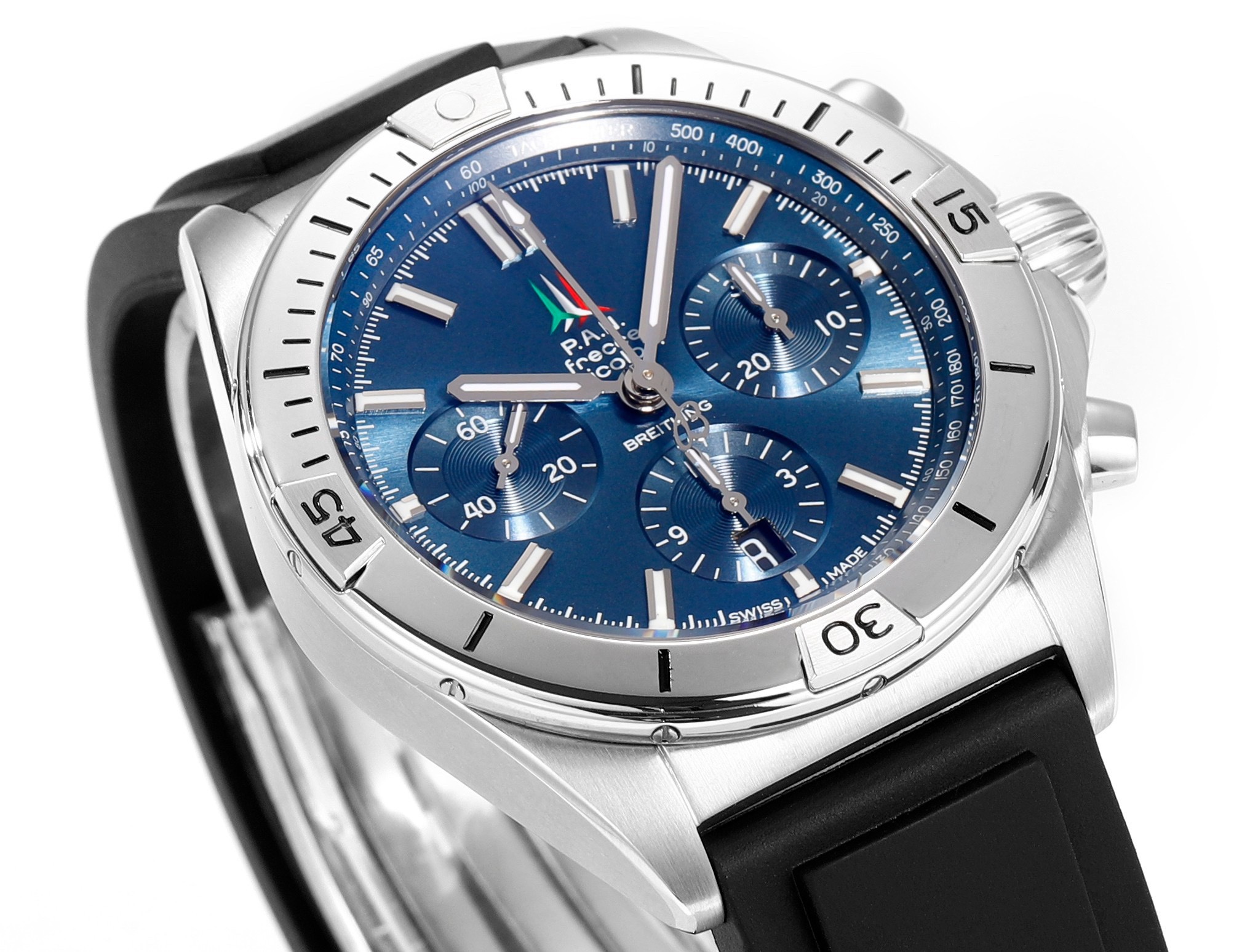 Breitling Chronomat Automatic Watch | BLS New Release 42mm Tricolor Arrows Pilot Watch